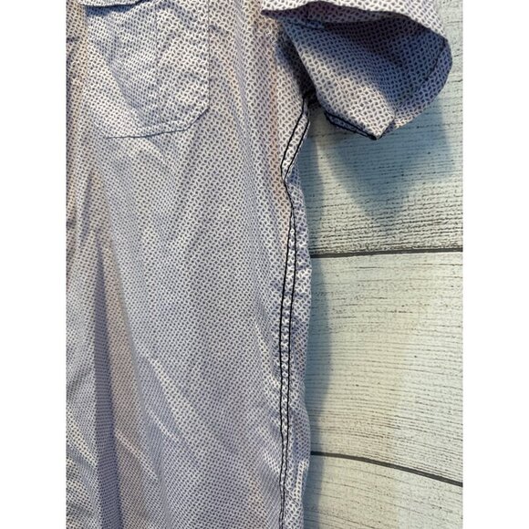 Men's Tranquility Mayhem Purple Button Down - Picture 3 of 4